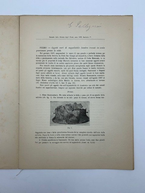 Fermo. Oggetti vari di suppellettile funebre trovati in tombe preromane …