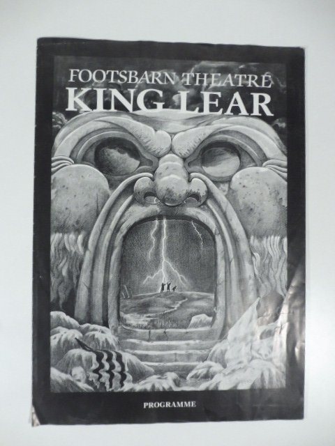 Footsbarn theatre King Lear. Programme