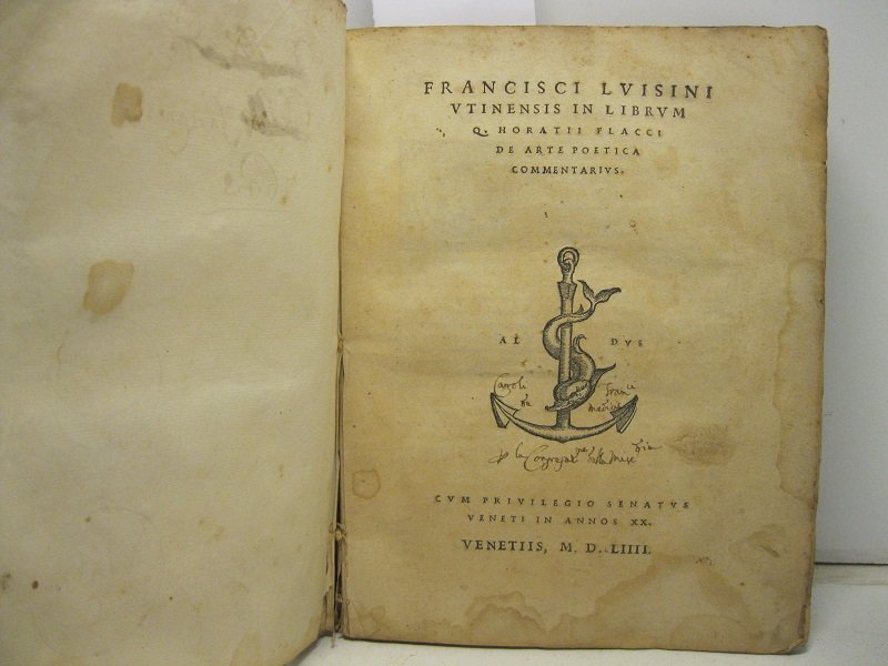 Francisci Luisini utinensis in librum Q. Horatii Flaccii de arte …