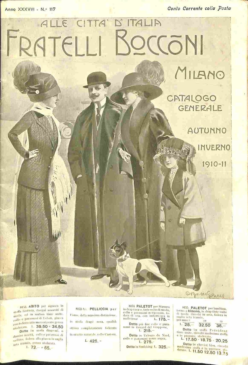 Fratelli Bocconi. Catalogo generale autunno-inverno 1910-11