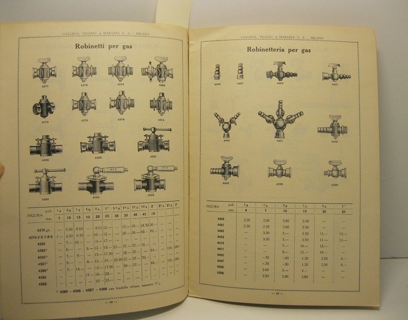 Gallieni, Vigano' & Marazza, S. A. Milano. Catalogo degli articoli …