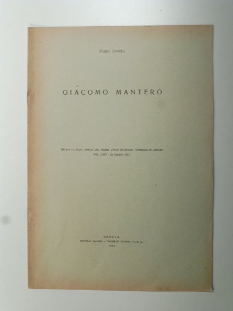 Giacomo Mantero