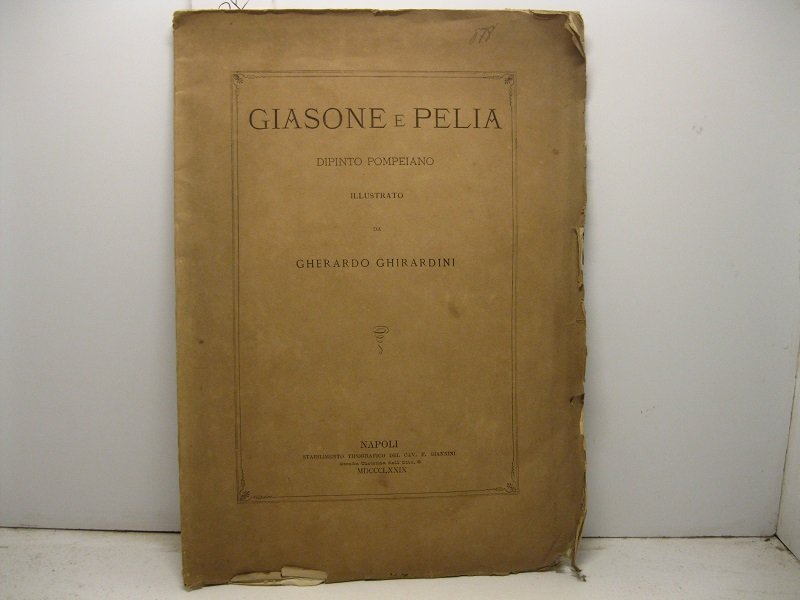 Giasone e Pelia. Dipinto Pompeiano.