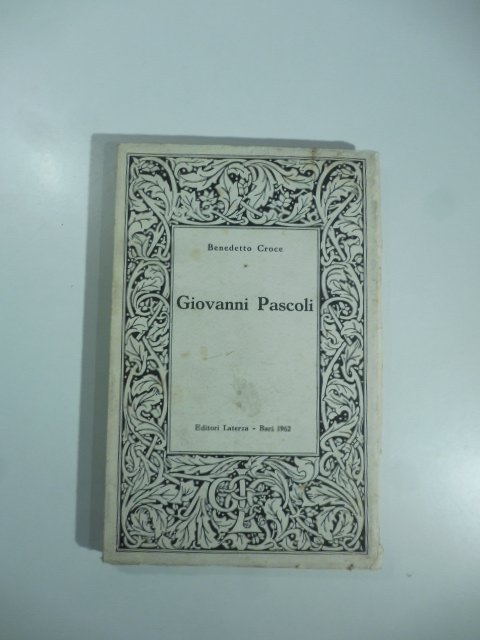 Giovanni Pascoli studio critico