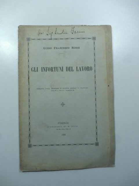 Gli infortuni del lavoro