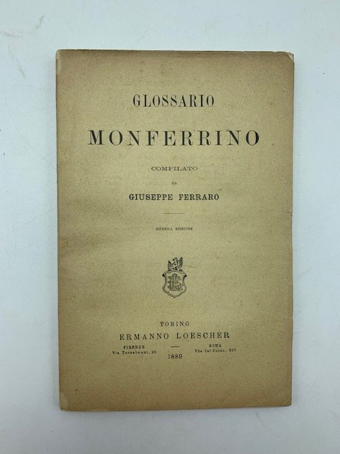 Glossario monferrino. Seconda edizione