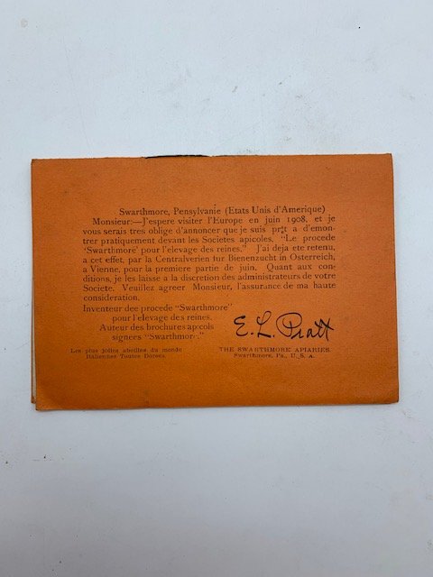 Golden Quees Bees. Swarthmore apiaries (Catalog)