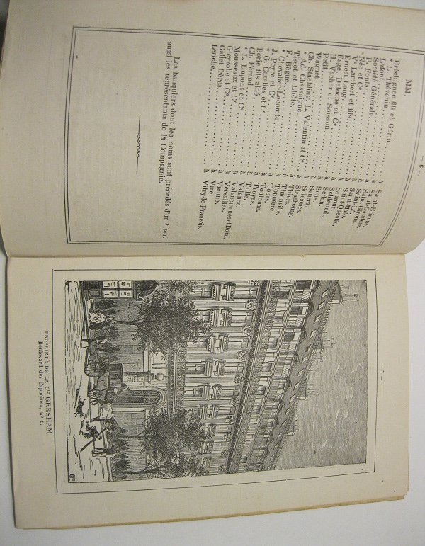 Gresham compagnie anglaise d'assurances sur la vie etablie en 1848