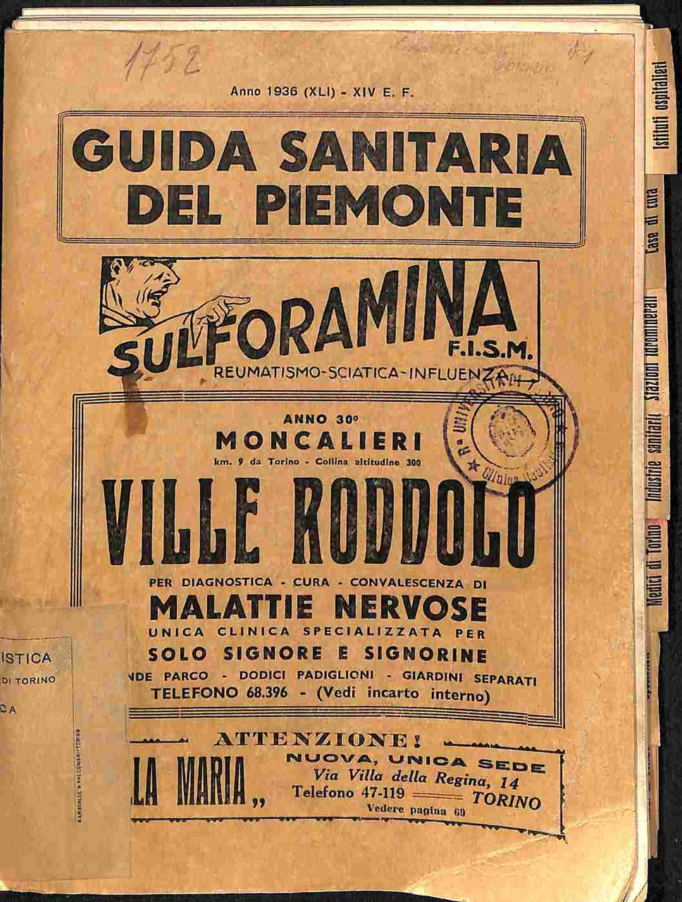 Guida Sanitaria del Piemonte. Province di Torino, Alessandria, Aosta, Asti, …