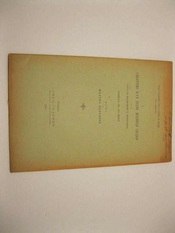 I caratteri d'un piano multiplo ciclico la cui curva di …