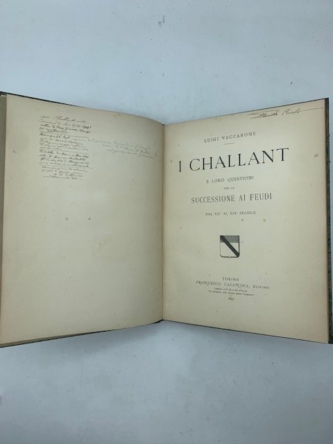 I Challant e le loro questioni per la successione dei …