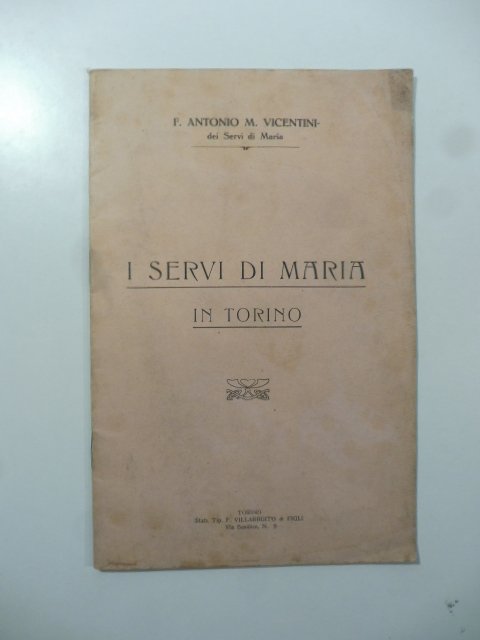 I servi di Maria in Torino