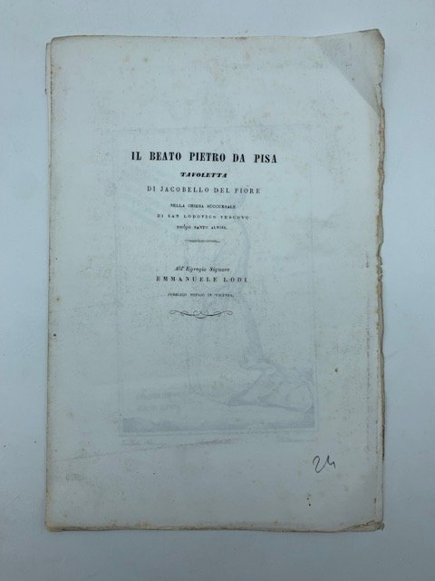 Il Beato Pietro da Pisa. Tavoletta di Jacobello Del Fiore …