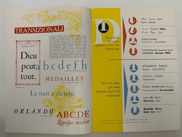 Il carattere. Sintesi storica, classificazione, accostamento estetico