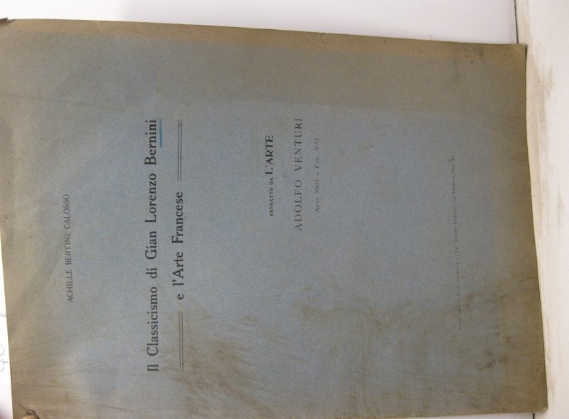 Il Classicismo di Gian Lorenzo Bernini e l'Arte Francese. Estratto …