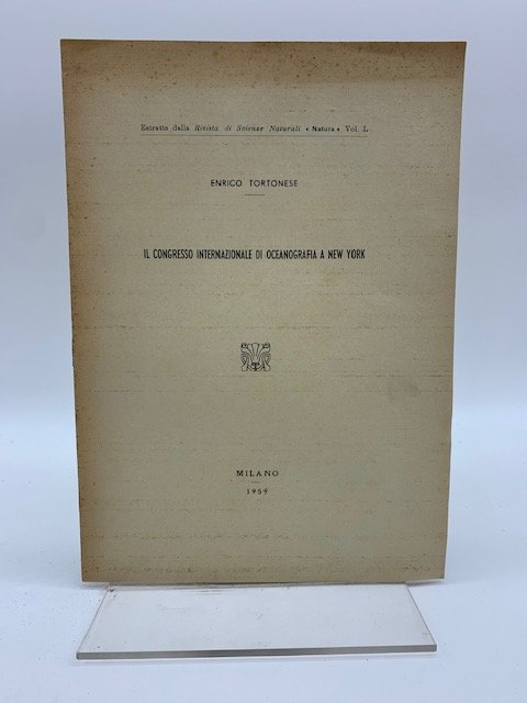 Il congresso internazionale di Oceanografia a New York