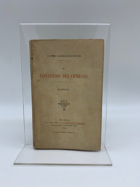 Il convegno dei cipressi. Poesie