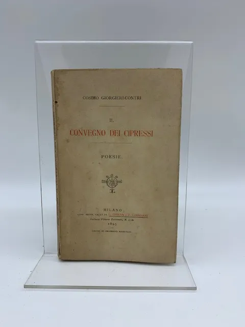 Il convegno dei cipressi. Poesie | Immagine principale