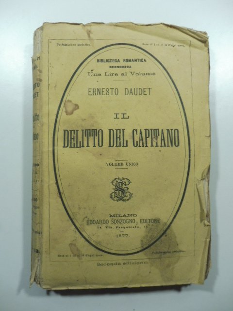 Il delitto del capitano. Volume unico. Seconda edizione
