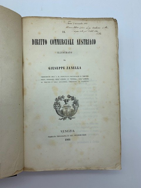 Il diritto commerciale austriaco illustrato.
