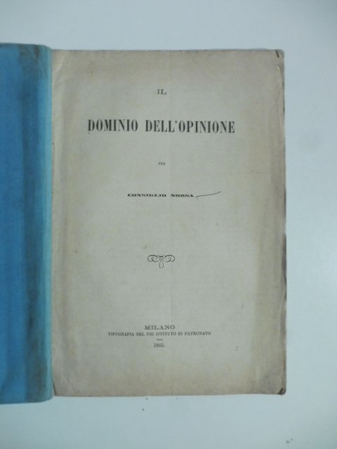 Il dominio dell'opinione