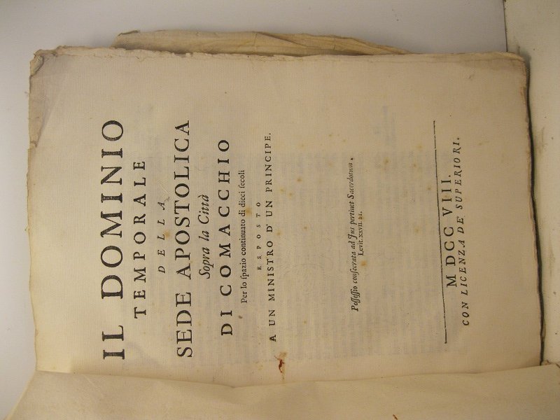 Il dominio temporale della sede apostolica sopra la citta' di …