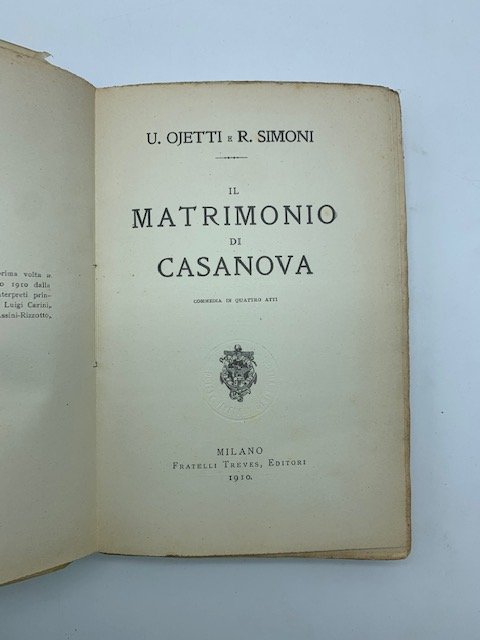 Il matrimonio di Casanova