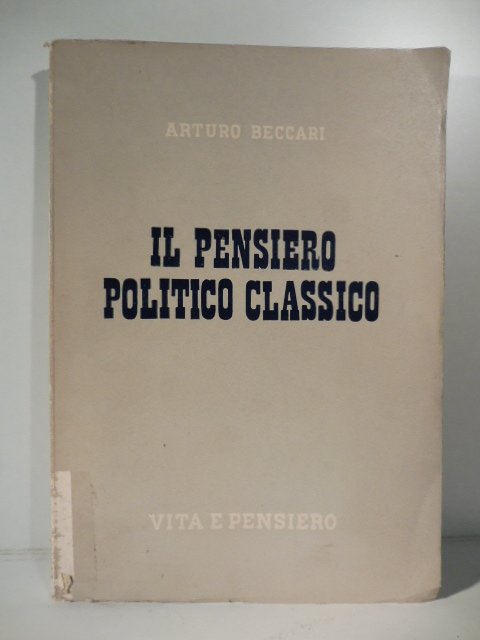 Il pensiero politico classico