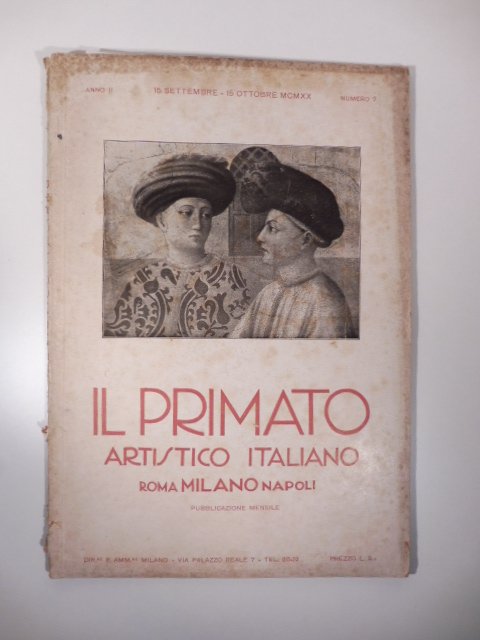 Il primato artistico italiano, anno II, 15 settembre-15 ottobre 1920, …