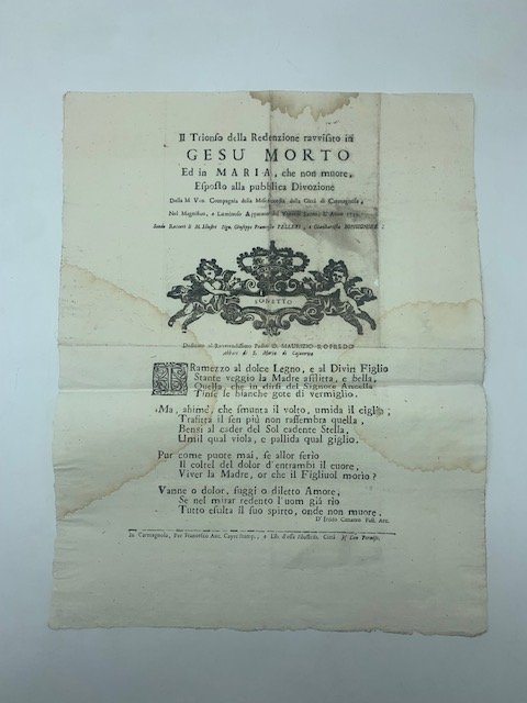 Il trionfo della redenzione ravvisato in Gesu' morto ed in …