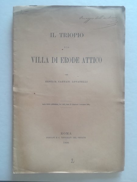 Il triopio e la villa di Erode Attico