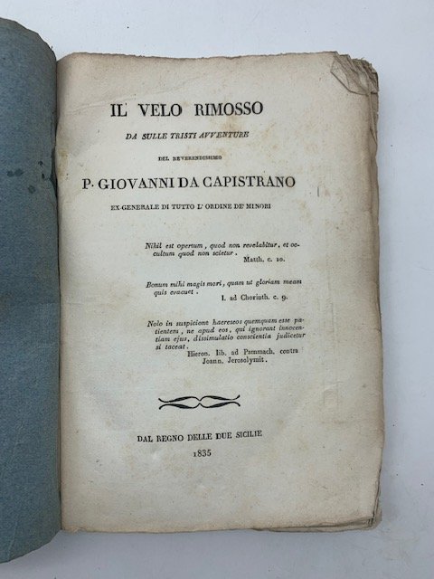 Il velo rimosso da sulle tristi avventure | Immagine principale