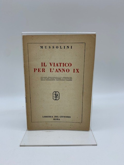 Il viatico per l'anno IX