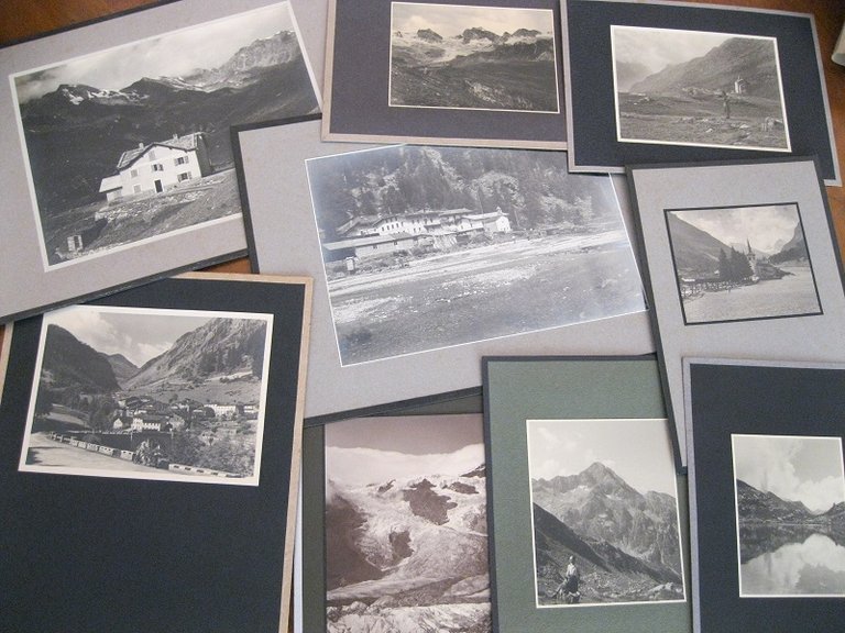 Importante raccolta di 400 fotografie ca. riguardanti la Valle D'Aosta …