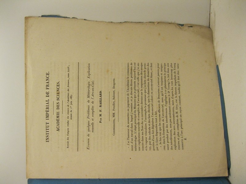 Institut imperial de France. Academie des Sciences. Extrait des Comptes …