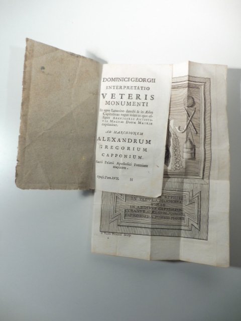Interpretatio veteris monumentis in Agro Lanuvino detecti & in Aedes …