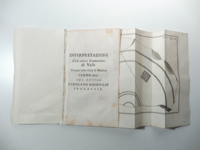 Interpretazione d'un antico frammento di Vaso trovato nella Citta' di …