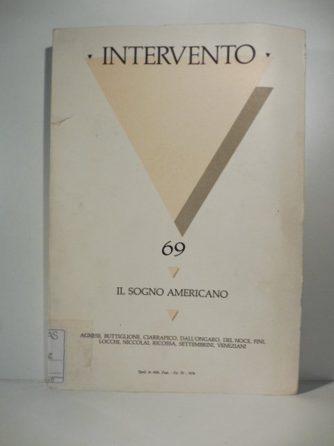 Intervento. Rivista bimestrale n.69 Marzo-Aprile 1985