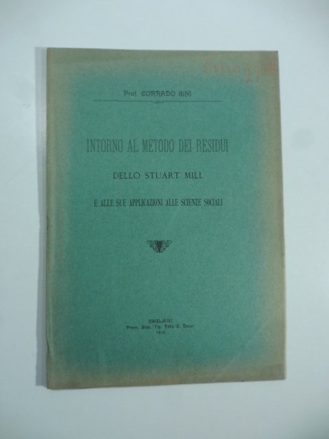 Intorno al metodo dei residui dello Stuart Mill e alle …