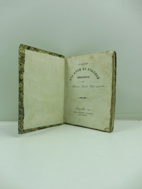 Intorno all'arte di piacere. Discorso