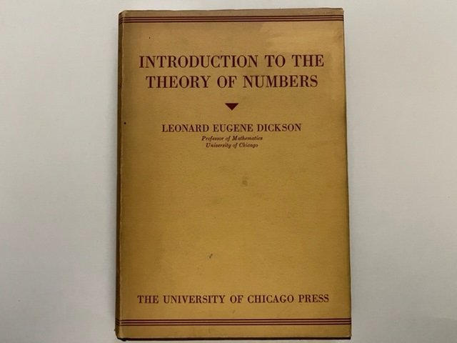 Introduction to the theory of numbers