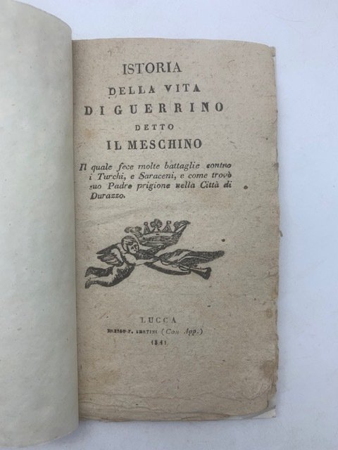 Istoria della vita di Guerrino detto il meschino il quale … | Immagine principale