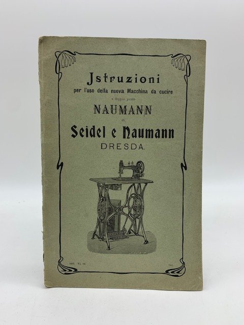 Istruzioni per l'uso della nuova macchina da cucire a doppio …