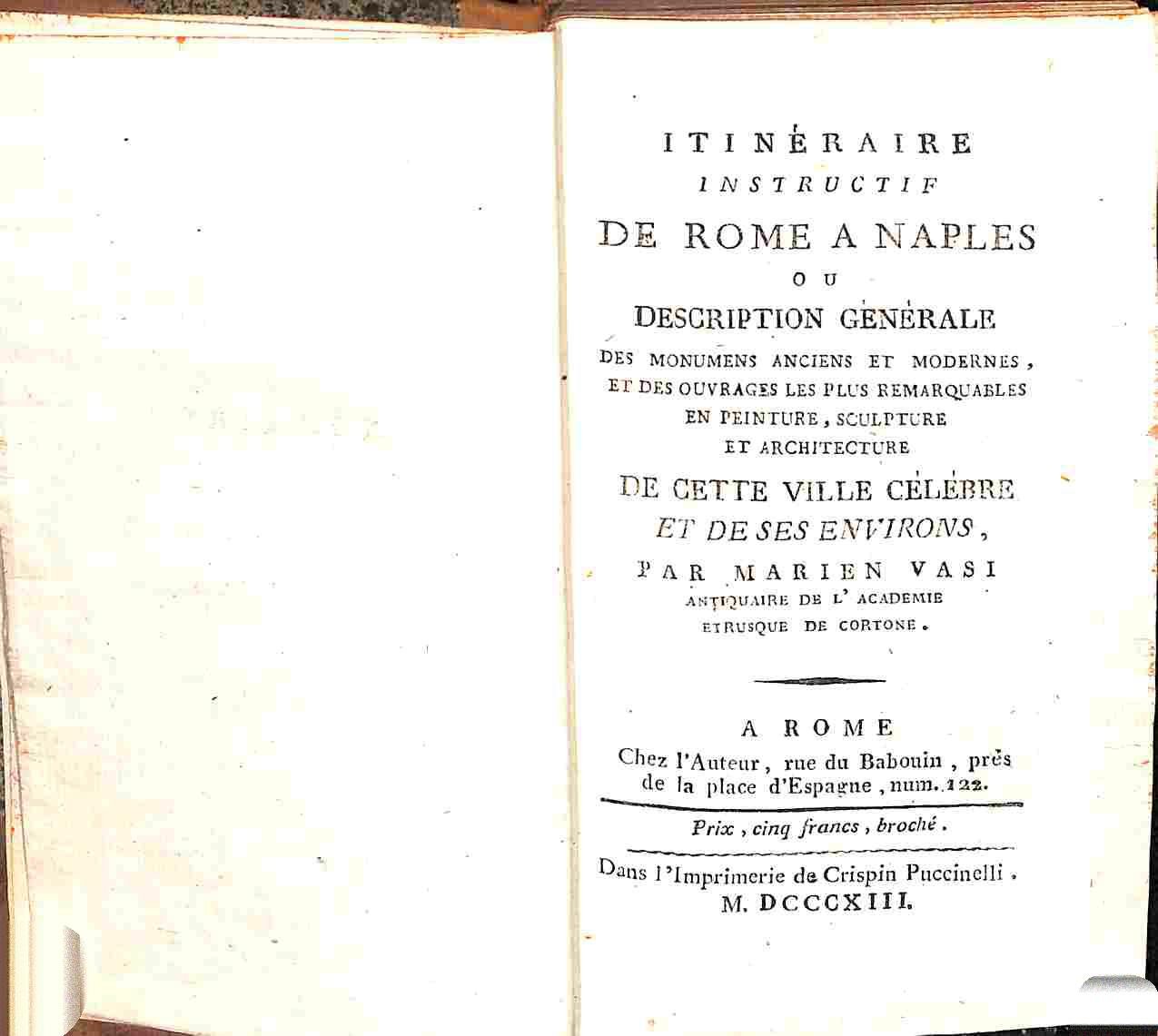 Itineraire instructif de Rome a Naples ou description generale des …