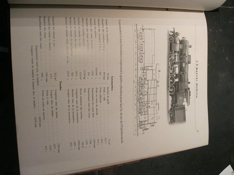 J. A. Maffei. Munich (Baviere). Locmotive Bavaria construite en 1844 …