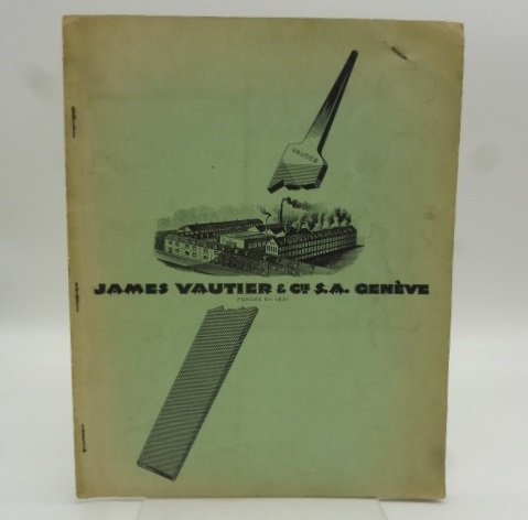 James Vautier & Cie S.A. Geneve (Catalogo commerciale)