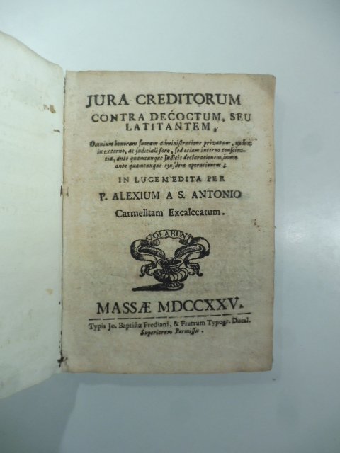 Jura creditorum contra decoctum seu latitantem omnium bonorum suorum administrazione …