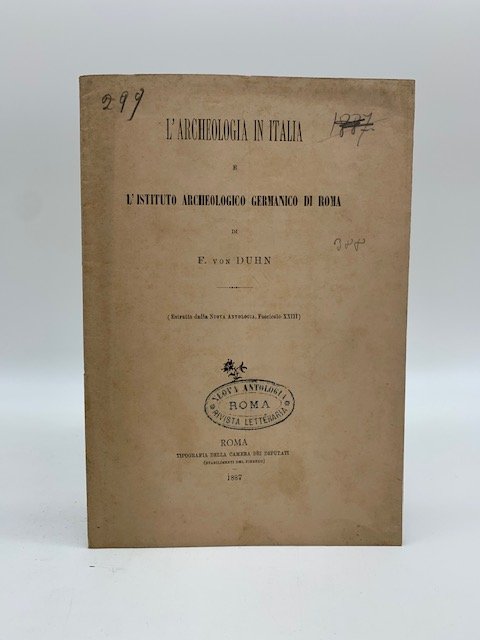 L'archeologia in Italia e l'Istituto archeologico germanico di Roma