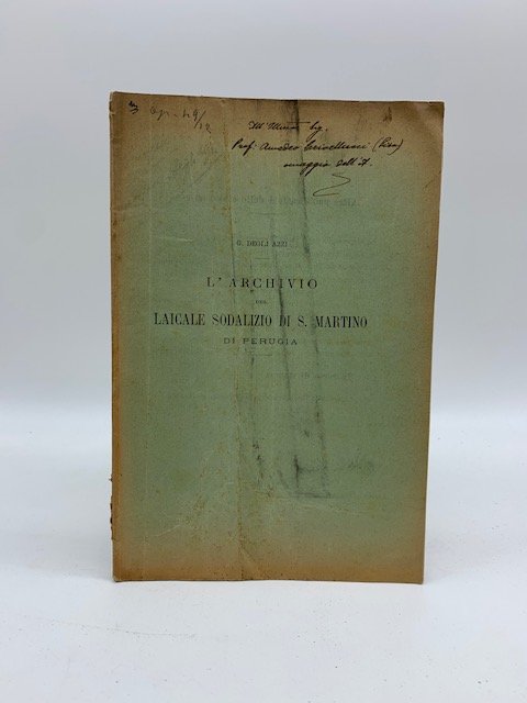 L'Archivio del laicale sodalizio di S. Martino di Perugia | Immagine principale