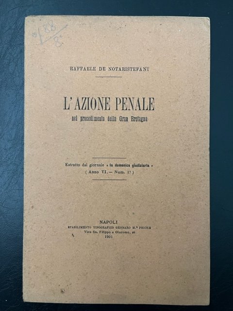 L'azione penale nel procedimento della Gran Bretagna